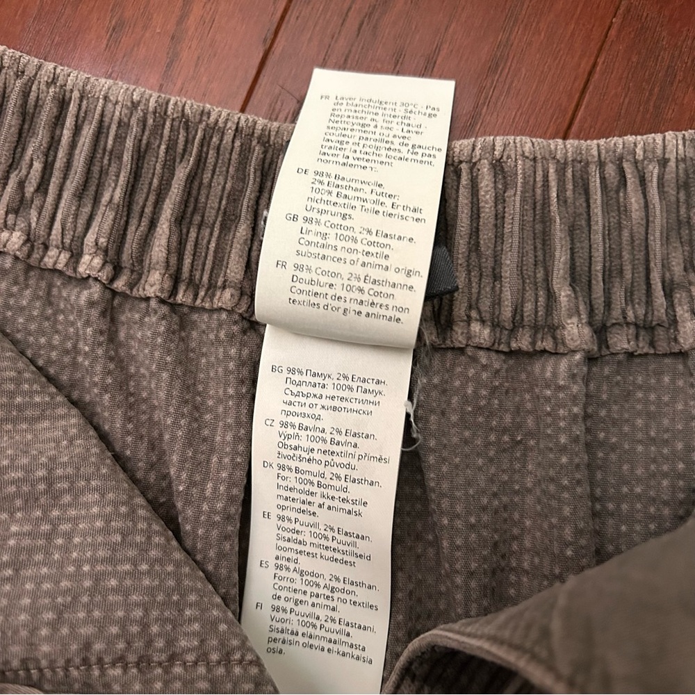 $369 OSKA Women’s Taupe Corduroy Pants Size 1 Relaxed Fit 29” Inseam - Picture 10 of 10
